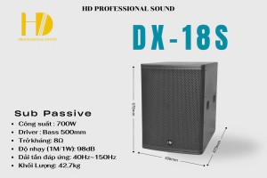 Sub đơn DX-18S (theo cặp)